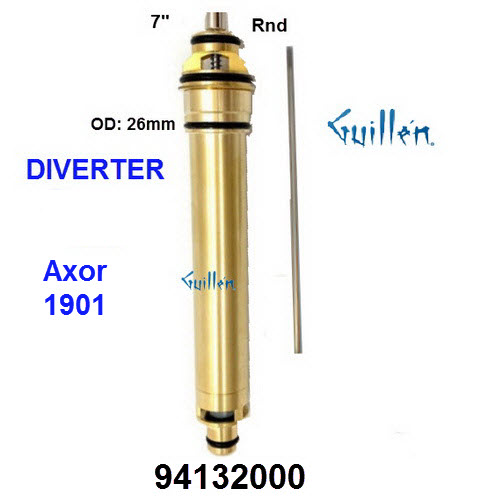 Hansgrohe 94132000; Axor;__ 7in Rnd; Diverter cartridge for 1901; in Unfinish
