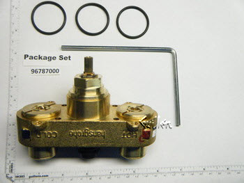 Hansgrohe 96787000;;__ UNK 20pt; Thermostatic installation fuction block valve 1g cartridge; in Unfinish