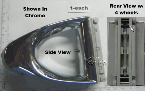 Hansgrohe 97024000 Pharo; support coupling slider unica d; in chrome   97024880