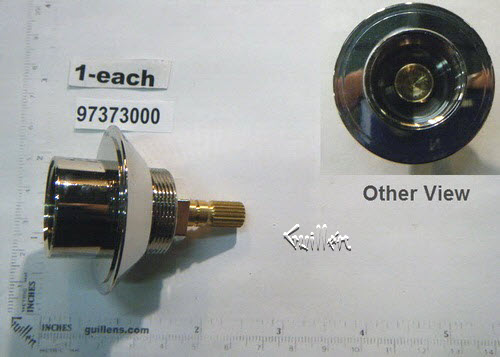 Hansgrohe 97373000; Axor Terrano;__ 20pt x 20pt; Extension for shut off valve; in Unfinish