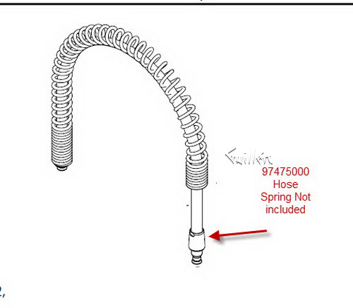 Hansgrohe 97475000 Axor Starck x; hose allegra braided hoses