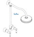 Hansgrohe; 06129; Showerpipes dual lever handle wall mount; Series Retroaktiv
