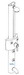 Hansgrohe Axor; 06550; Shower Panel II thermostatic single lever handle wall mount; Series Solaris E