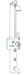 Hansgrohe Axor; 06573; Shower Panel II thermostatic single loop handle wall mount; Series Metro E