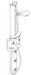 Hansgrohe Axor; 06893; Shower Panel I thermostatic single lever handle wall mount; Series Interaktiv S