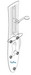 Hansgrohe Axor; 26512; Shower Panel thermostatic single cube handle wall mount; Series Pharo, Moonlight ML21