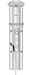 Hansgrohe Axor; 26680; Shower Panel thermostatic single cube handle wall mount; Series Pharo, Exclusiv