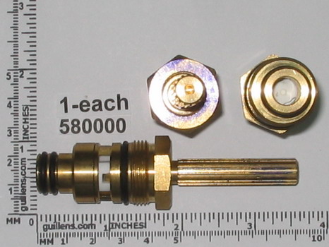 Harden 580000; ; cold 1/2 - 3 1/2 in long 16 pt for widespread for lavatory roman tub bidet; in Brass   104