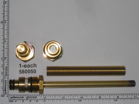 Harden 580050; ; cold 1/2 - 7 in long 16 pt tub shower extension cartridge Cut to length; in Brass   580020; 134