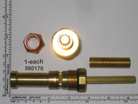 Harden 580170; ; cold 3/4 - 6 1/8 in long 16 pt deck mounted old style cartridge ceramic; in Brass; Discontinued Product