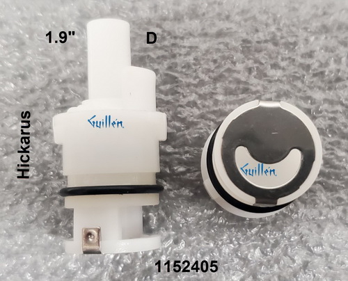 Hickarus 1152405;;__ 1.9IN D; Plastic Ceramic Cartridge For Faucet Item end 103-104-105-106-108-109-110; in Unfinish