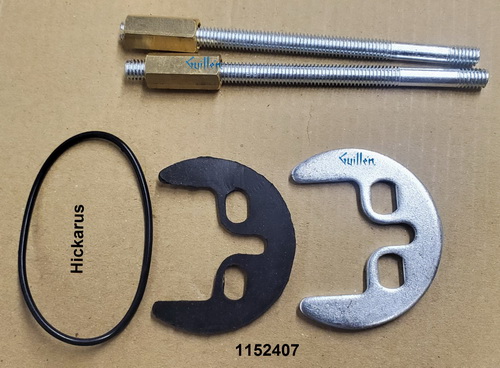 Hickarus 1152407;;__ Brass Kit With Rubber and Nut for Tighthen Faucets; in Unfinish
