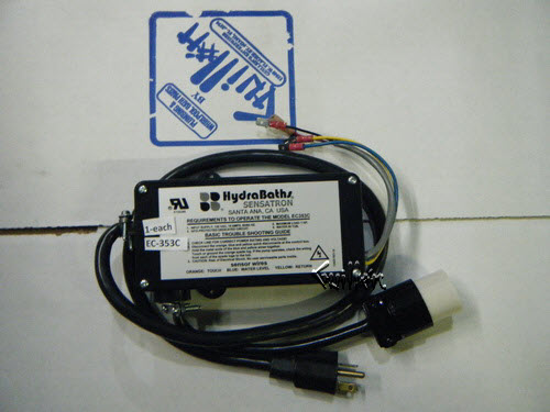 Jacuzzi EC-353C; ; electronic control single speed 120 volt 60 hz 20 minute timer water level sensor circit; in Unfinish   EC-353   Discontinued Product