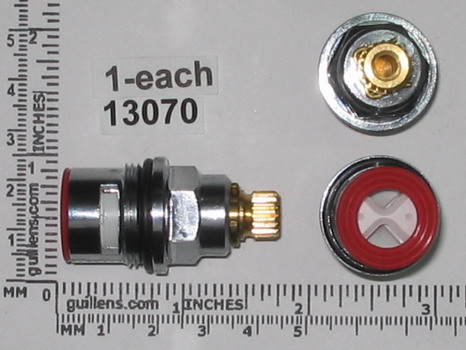 Indiana Brass 13070; ; ceramic disk cartridge hot; in Unfinish