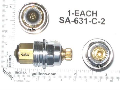 Indiana Brass SA-631-C-2; ; non rising compression cartridge cold; in Unfinish