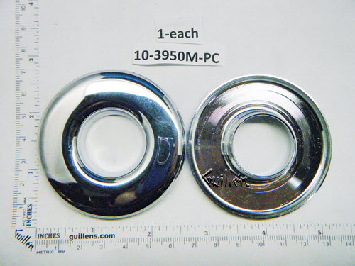ITT 10-3950M PC; ; jet slimline escutcheon eye ball; in Polished Chrome
