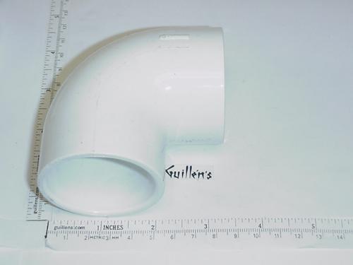 Jacuzzi 0239000;; 1 1/2" pvc 90 degree elbow sxs; Unfinish