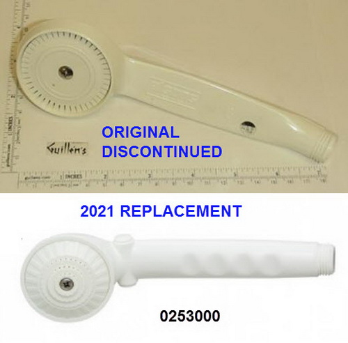 Jacuzzi 0253000; Fiore / Fontana; Hand shower head replacement; Unfinish