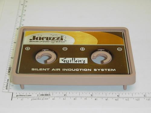 Jacuzzi 1108949;; Air volume control panel 4 5/8"" x 3 1/8"" 1st generation; in Rose; Discontinued Product - Use Jacuzzi 9108949
