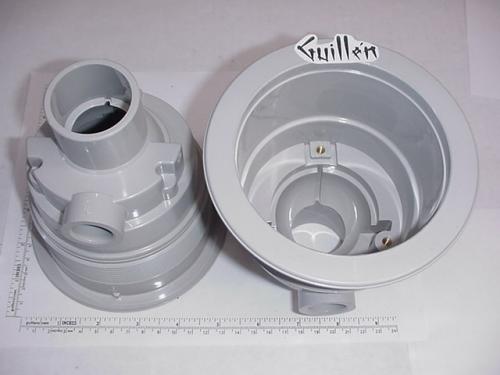 Jacuzzi 1644945; HTA Jet; Body only; in Silver   4870945