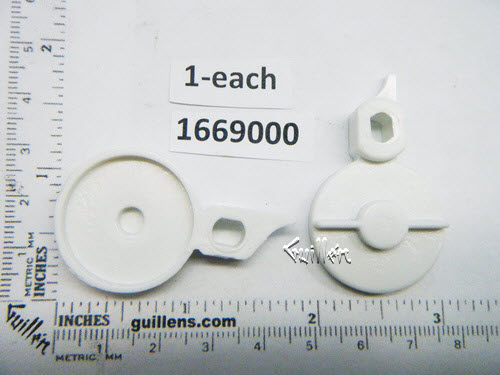 Jacuzzi 1669000; ; plastic lever for fill spout; unfinish   5128000; 2449000  ; Discontinued Product