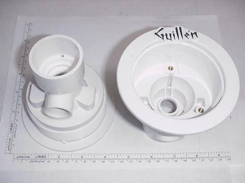 Jacuzzi 1833940; AMH Jet; Body only; in White; Discontinued Product - Use Jacuzzi 1833xxx