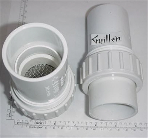 Jacuzzi 2000-015; ; strainer assmebly 1-1/2"" inch; in White; Discontinued Product