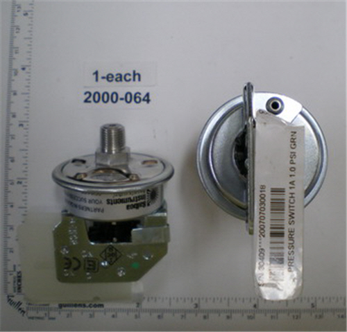 Jacuzzi 2000-064; ; pressure switch 1 psi; in Unfinish
