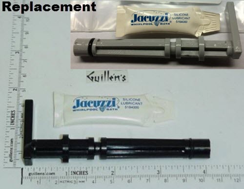 Jacuzzi 2000-255; ; water fall handle water rainbow kit diverter; in Black
