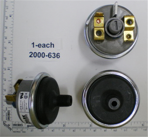 Jacuzzi 2000-636; ; pressure switch 2 psi; in Unfinish