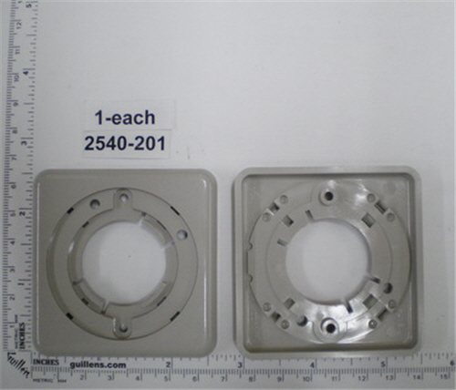 Jacuzzi 2540-201; ; air control panel bezel 1 position; in Silver