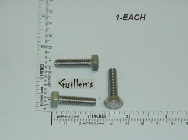 Jacuzzi 2570-064; ; bolt hex 1/4-20 inch x 1 1/2 inch water rainbow; in Stainless Steel