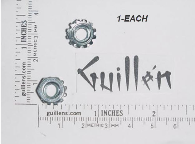 Jacuzzi 2570-065; ; locking nut hd kep type 1/4 - 20   1/4 - 18-8 water rainbow; in Unfinish