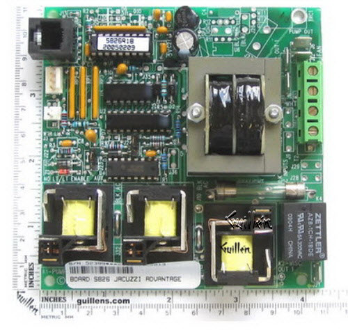 Jacuzzi 2600-024; Palio; circuit board digital duplex; in Unfinish