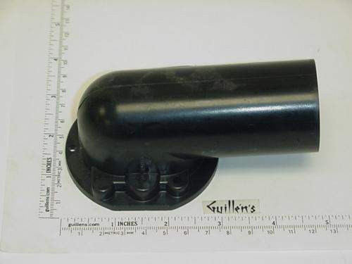 Jacuzzi 2618000;; Elbow abs overflow  drain; in Black