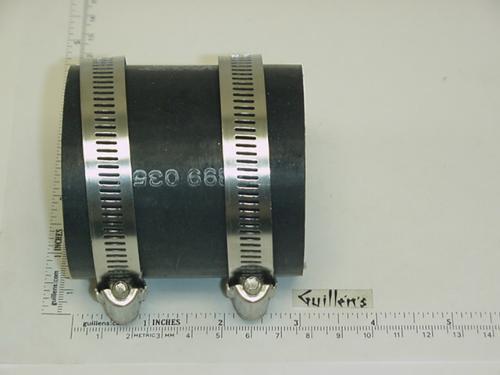 Jacuzzi 2634000;; 2" rubber repair coupling with ss clamps; Unfinish