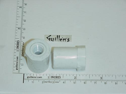 Jacuzzi 3064000;; 1/2" spigot x 1/8" fip pvc reducing bushing; Unfinish; Discontinued Product