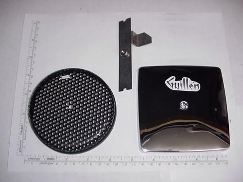 Jacuzzi 3282827;; Suction cover conversion kit from 4 screws to one; in Chrome; Discontinued Product - Use Jacuzzi 6651xxx
