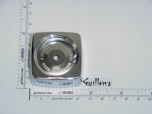 Jacuzzi 4127827; Water Rainbow; Square metal handle; in Chrome
