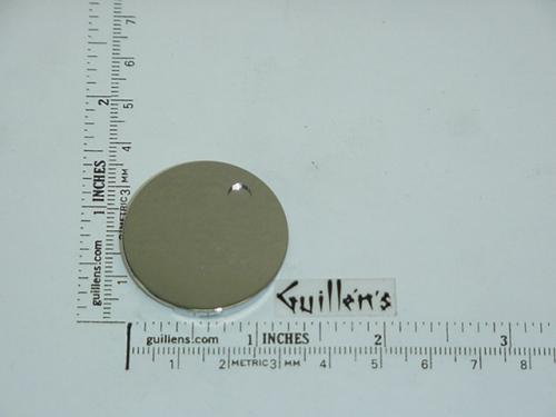 Jacuzzi 4128827;; Square metal handle insert blank (diverter); in Chrome; Discontinued Product