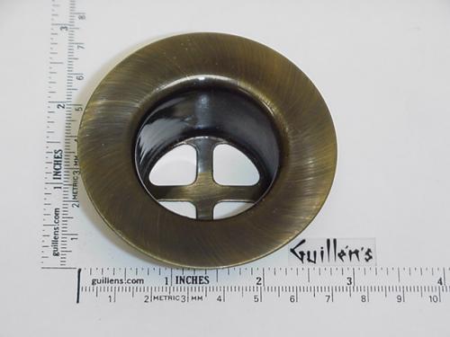 Jacuzzi 4131847;; Pup up drain waste flange; in Antique Brass; Discontinued Product