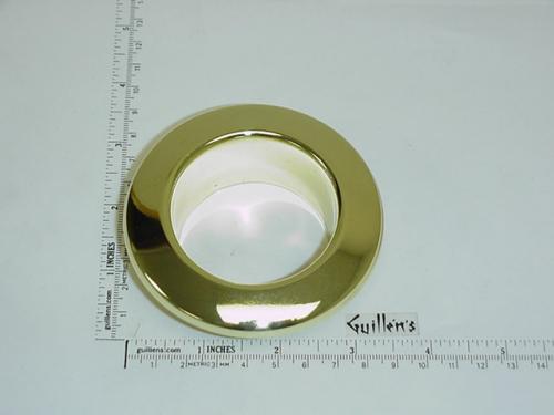 Jacuzzi 4136829; HTB Jet; Escutcheon trim; in Bright Brass; Discontinued Product