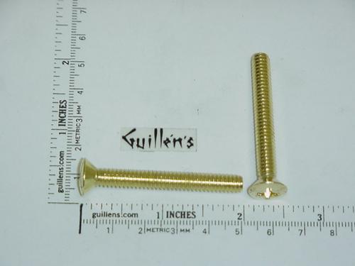 Jacuzzi 4189829;; Screw ohpm 1/4 20 x 2" long; in Bright Brass