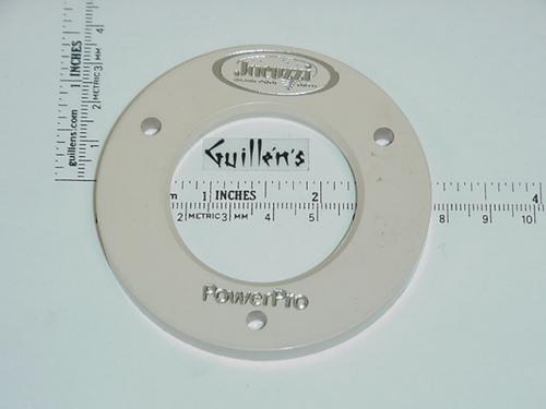 Jacuzzi 4558951; AMH Jet; Clamping ring with logo; in Shell; Discontinued Product
