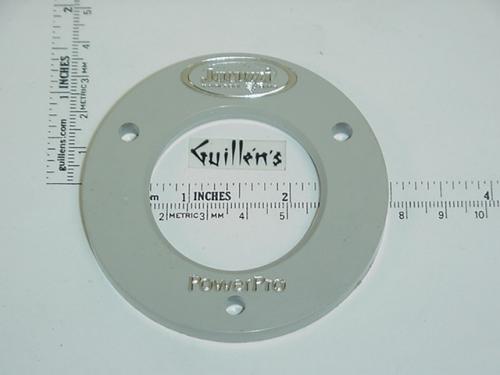 Jacuzzi 4558953; AMH Jet; Clamping ring with logo; in Gray; Discontinued Product