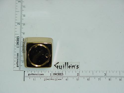 Jacuzzi 5132828;; Air volume control knob assembly square type Obsolete; in Gold; Discontinued Product