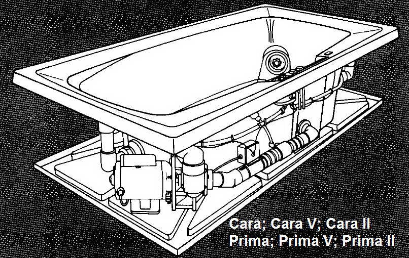 Jacuzzi 5142000A;; Prima ii prt. Cat.11/85; Unfinish; Discontinued Product