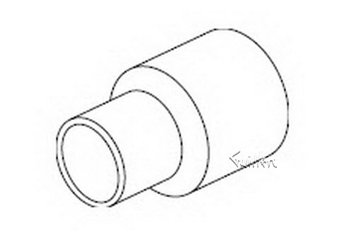 Jacuzzi 6000-356; ; repair fitting extender 2" inch; in Unfinish