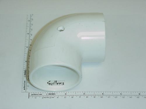Jacuzzi 6341000;; 2" 90 degree pvc elbow machined tap; Unfinish   5919000D   5919000