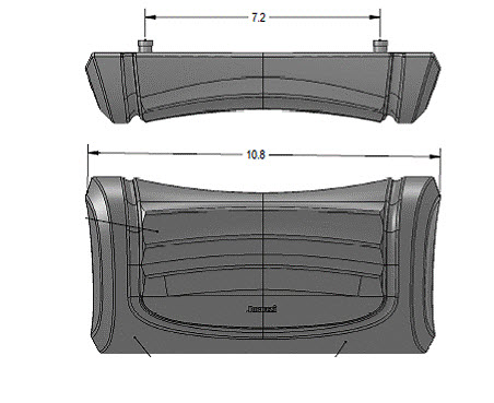 Jacuzzi 6455-485; ; pillow jht 2011 ( j-lx / j-lxl ); in Unfinish